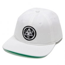 WELCOME TALISMAN UNSTRUCTURED SNAPBACK - WHITE/BLACK (웰컴 스케이트보드 스냅백)
