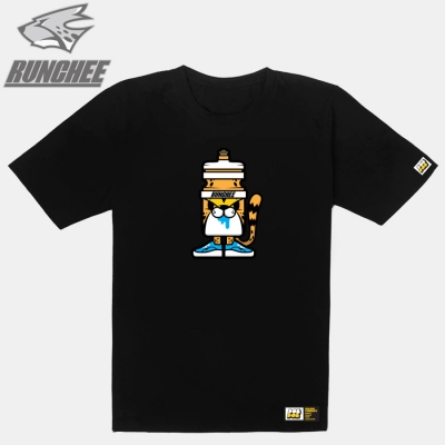 [돌돌] RUNCH-T-17 런닝 치타 런치 캐릭터 티셔츠
