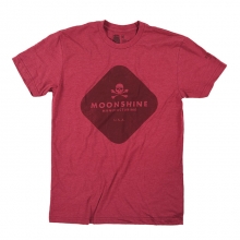 MOONSHINE HAZARD TEE - RED (문샤인 해저드 티셔츠)