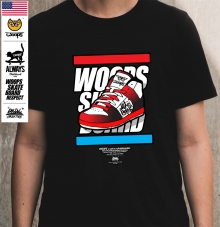 [돌돌] WOOPS_tshirts-107 스케이트보드 타는 고양이 웁스 그래픽 캐릭터 디자인 티셔츠 반팔티