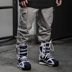 LOG CLIMAX BAGGY FIT CARGO JOGGER PANTS - STOME GRAY (로그 클라이맥스 배기 핏 카고 조거 스노우보드 팬츠)