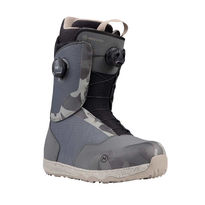 2223 Nidecker Rift Boots - Gray Camo (니데커 리프트 카모 스노우보드 부츠)