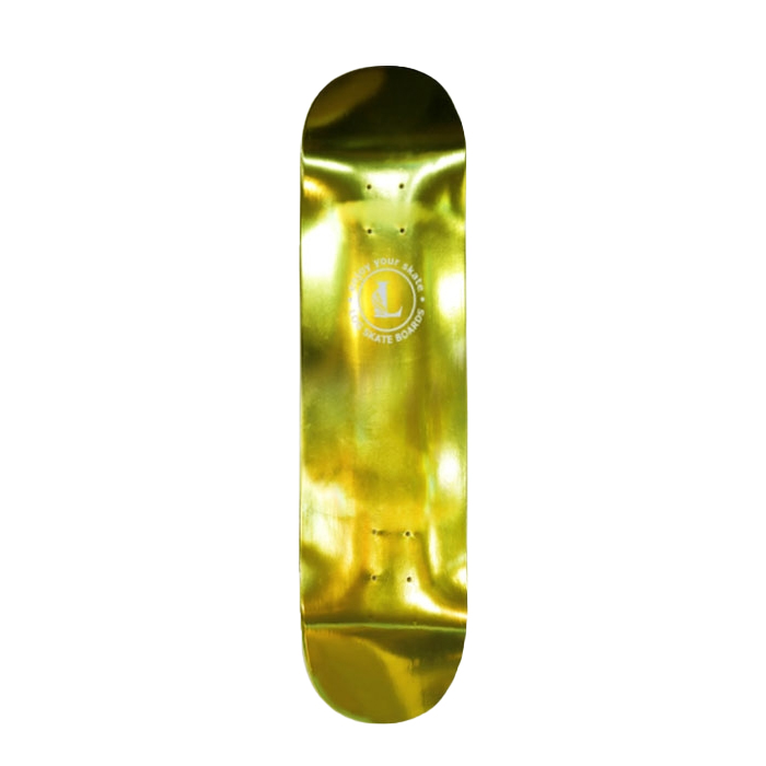 Log LD14 Gold Spectrum/White Logo 7.75″Skateboard Deck (로그 골드 스펙트럼 화이트 로고 스케이트보드 데크)