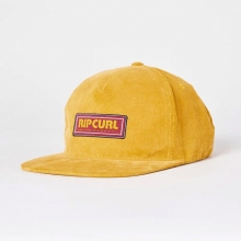 Rip Curl CCAFF9 Revival Snapback Cap - Mustard (립컬 리바이벌 스냅백 모자)