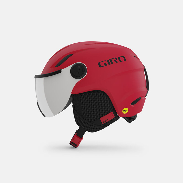 2223 Giro Jr Buzz Mips Helmet - Matte Bright Red (지로 버즈 아동용 스노우보드 바이저 헬멧)