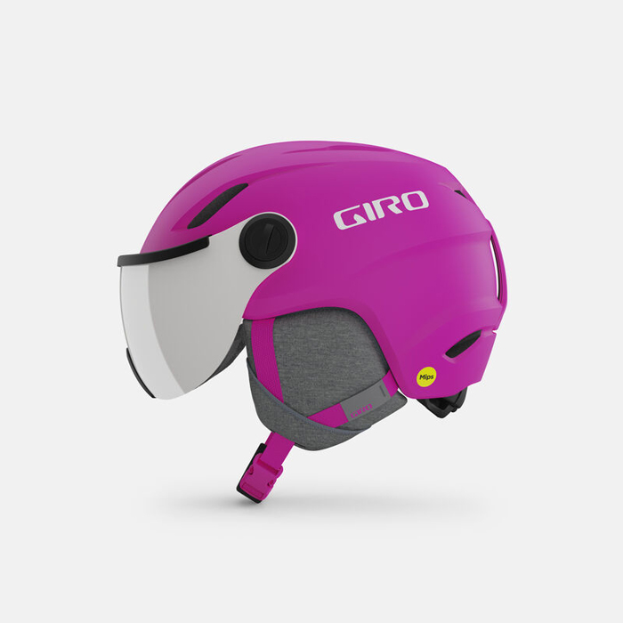 2223 Giro Jr Buzz Mips Helmet - Matte Bright Pink (지로 버즈 아동용 스노우보드 바이저 헬멧)