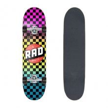 Rad Dude Crew Checkers Neon Fade 7.75″ Skateboard Complete (래드 듀드 크루 첵커 스케이트보드 컴플릿)