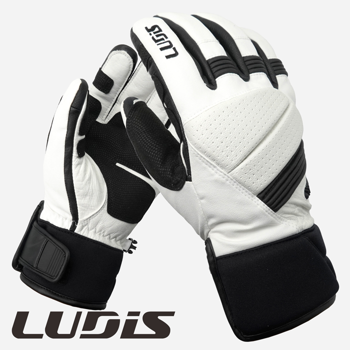 2223 Ludis Demo Grip Glove - White/Black (루디스 데모 그립 스노우보드 장갑)