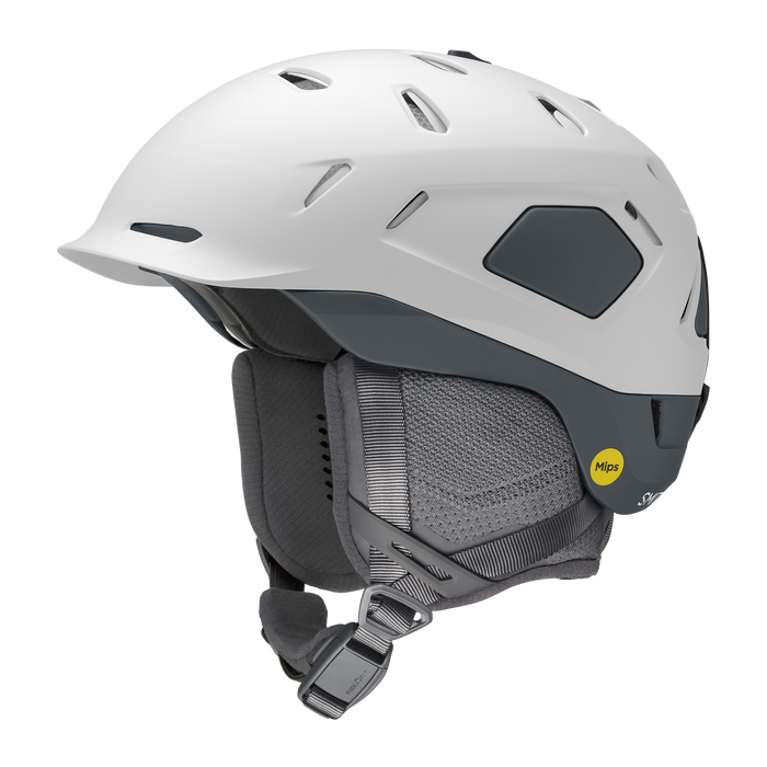 2223 Smith Nexus Mips Helmet - Matte White/Slate (스미스 넥서스 밉스 스노우보드 헬멧)