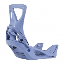 2324 Burton Womens Step On® Re:Flex Snowboard Bindings - Slate Blue/Logo (버튼 스텝온 리플렉스 여성용 스노우보드 바인딩)
