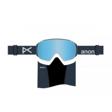 2324 ANON M4 Cylindrical Goggles + Bonus Lens + MFI® Face Mask - Low Bridge Fit - Nightfall/Perceive Variable Blue (아논 M4 실린드리컬 스노우보드 고글)