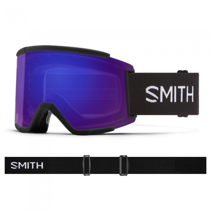 2324 Smith Squad XL Black - Everyday Violet Mirror (스미스 스쿼드 엑스라지 블랙 스노우보드 고글)
