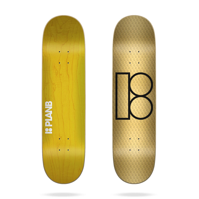 Plan B Foil D＆B Classic Gold 8.0″x31.75″ Deck (플랜비 포일 디 앤 비 스케이트보드 데크)