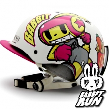 [그래피커] 0005-Bike Rabbit-Helmet-05 바이크라빗 토끼 캐릭터 스노우보드 헬멧 튜닝 스티커 스킨 데칼 그래피커