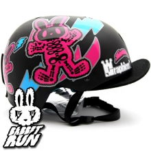 [그래피커] 0005-Bike Rabbit-Helmet-10 바이크라빗 토끼 캐릭터 스노우보드 헬멧 튜닝 스티커 스킨 데칼 그래피커