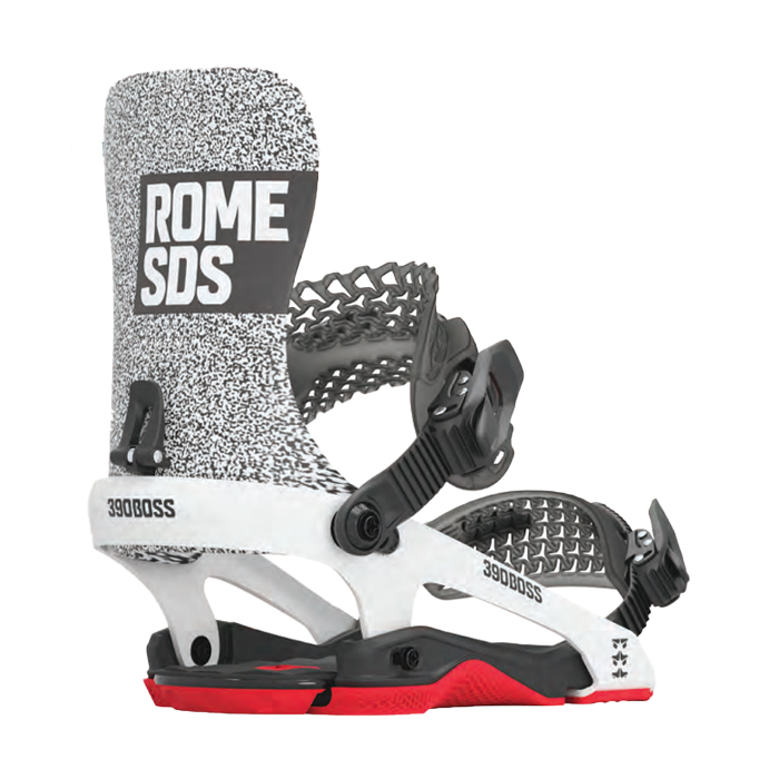 2324 Rome 390 Boss Snowboard Bindings - Static White (롬 390 보스 스노우보드 바인딩)