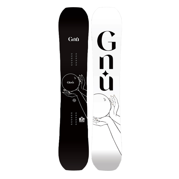 2324 Gnu Gloss Womens Snowboard - 140 144 148 (그누 글로스 여성용 스노우보드 데크)