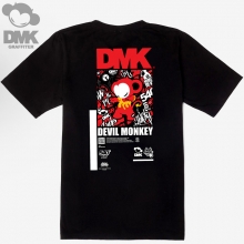 [돌돌] DMK_T-shirts_75 그래피티 아티스트 데빌몽키 DMK 사이버펑크 스타일 캐릭터 그래픽 디자인 티셔츠 반팔티