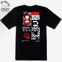 [돌돌] DMK_T-shirts_76 그래피티 아티스트 데빌몽키 DMK 사이버펑크 스타일 캐릭터 그래픽 디자인 티셔츠 반팔티