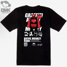 [돌돌] DMK_T-shirts_77 그래피티 아티스트 데빌몽키 DMK 사이버펑크 스타일 캐릭터 그래픽 디자인 티셔츠 반팔티