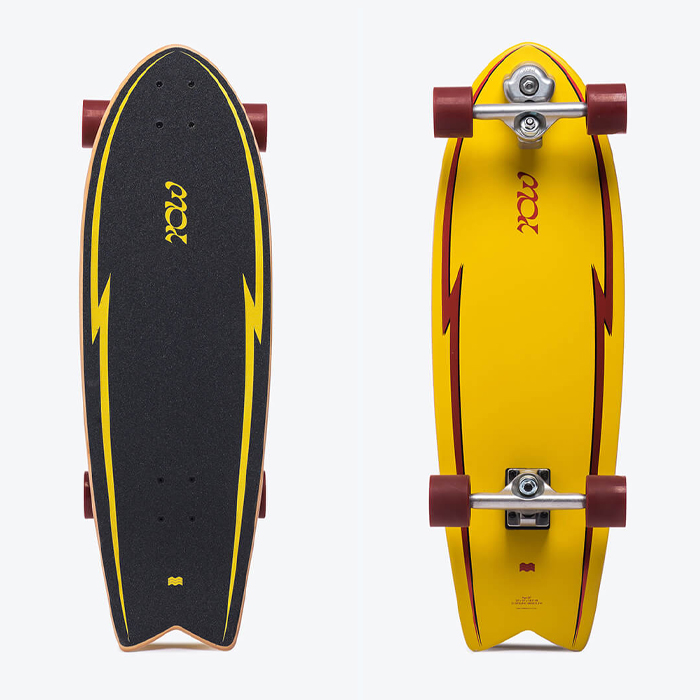 Yow CA028 Pipe 32″ Power Surfing Series Surfskate - Red (요우 파이프 파워 서핑 시리즈 서프스케이트 컴플릿)